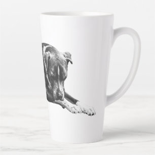Caneca De Café Latte Lounge Dog Morning Mug