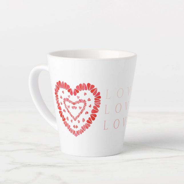Caneca De Café Latte LOVE Latte Mug (Ângulo esquerdo)