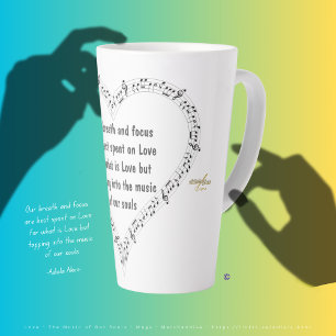 Caneca De Café Latte Love Latte Mug, poeta Adiela Akoo