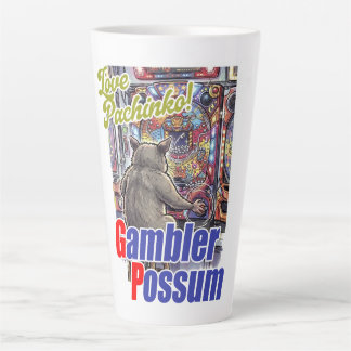 Caneca De Café Latte Love Pachinko! Gambler Possum