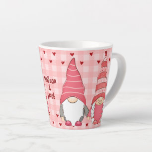 Caneca De Café Latte Love Pair Gnomos