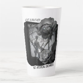 Caneca De Café Latte Love Survived the Static
