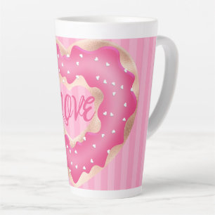 Caneca De Café Latte Lover-Rosa-Latino-Rosa