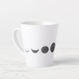 Caneca De Café Latte Lunar Fase Café Mug