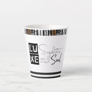 Caneca De Café Latte LUXE Alma Sofisticada