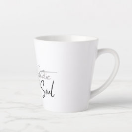 Caneca De Café Latte LUXE Sophisticated Soul