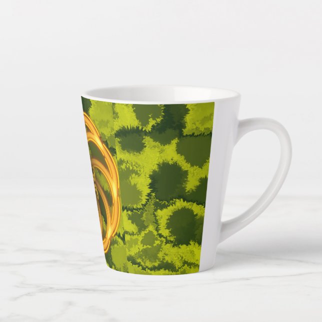 Caneca De Café Latte Luz solar (Direita)