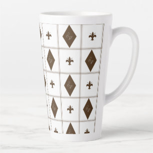 Caneca De Café Latte LV Chocolate&Vanilla