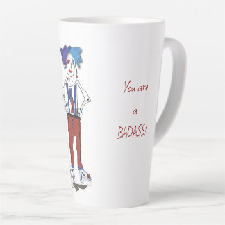 Caneca De Café Latte 'Lyndsey' - Você é um Badass! Caneca para café lat