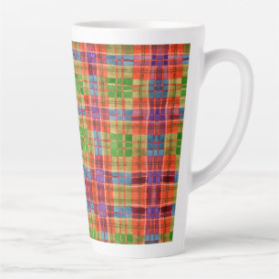 Caneca De Café Latte MAC RAE TARTAN Tall Latte Mug