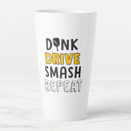 Caneca De Café Latte Maçã De Pickleball, Engraçada, Pedaço De Picklebal