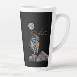 Caneca De Café Latte macaco GALÁXIA