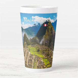 Caneca De Café Latte Machu Picchu, Peru - Ruínas da Cidadela Inca Grand