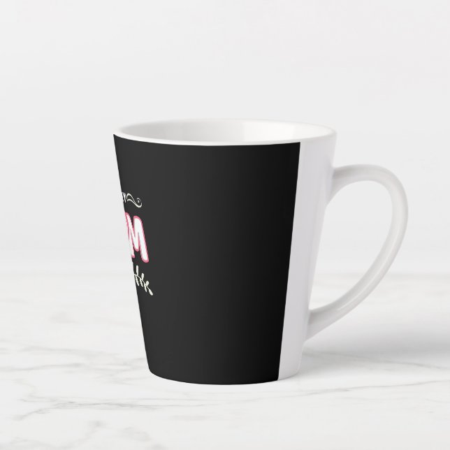 Caneca De Café Latte Madre Art I Love My Mãe (Direita)