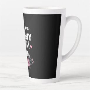 Caneca De Café Latte Madre Art Mãe Mamãe Mãe Bruh Floral Aniversário