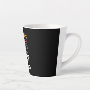 Caneca De Café Latte Madre Art Mães de garotinhos
