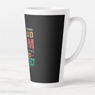 Caneca De Café Latte Mãe De Um Arquiteto Fantástico