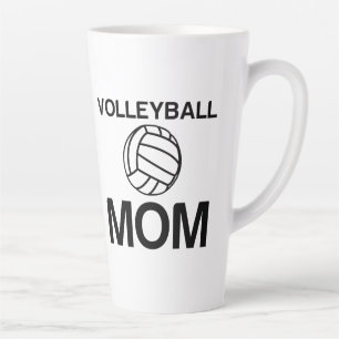 CANECA DE CAFÉ LATTE MÃE DE VOLLEYBALL