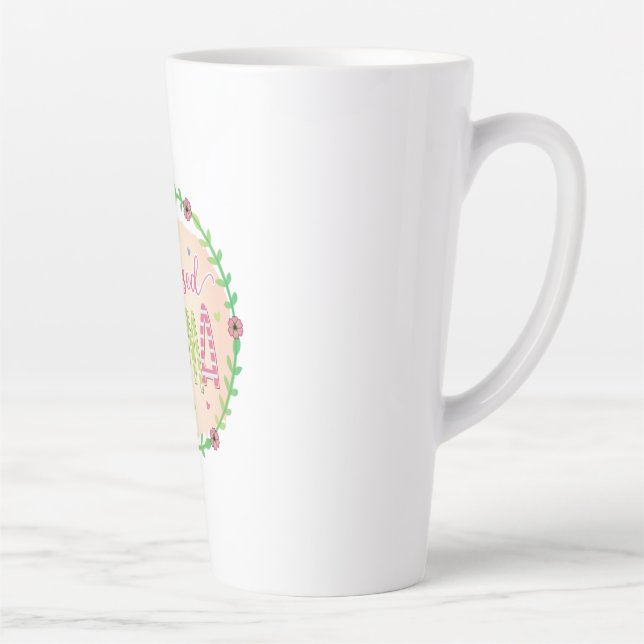 Caneca De Café Latte Mãe dotada de abençoada Mãe (Direita)