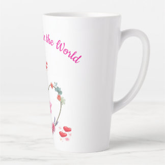 Caneca De Café Latte Mãe Fofa e Simples