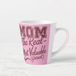 Caneca De Café Latte Mãe — O MVP Real (Pai Mais Valente)