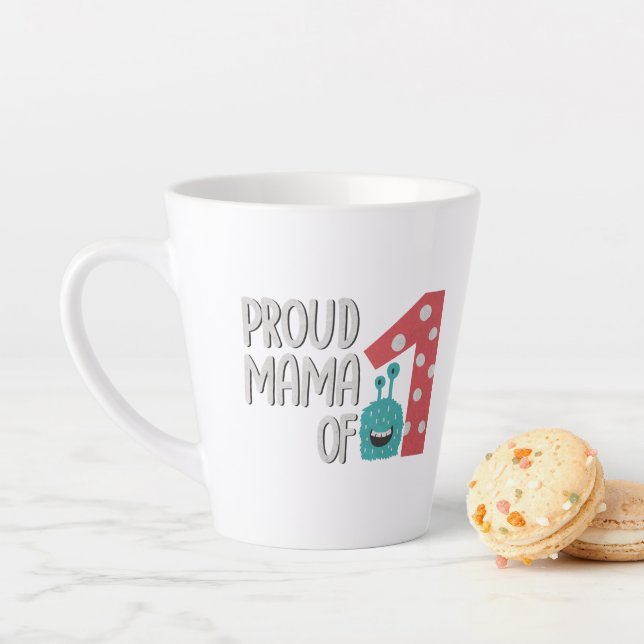 Caneca De Café Latte Mãe Orgulhosa de Um (In Situ)