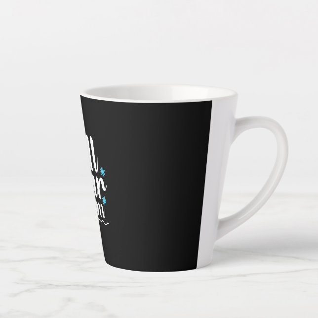 Caneca De Café Latte Mãe Presente Chame Sua Mãe (Direita)