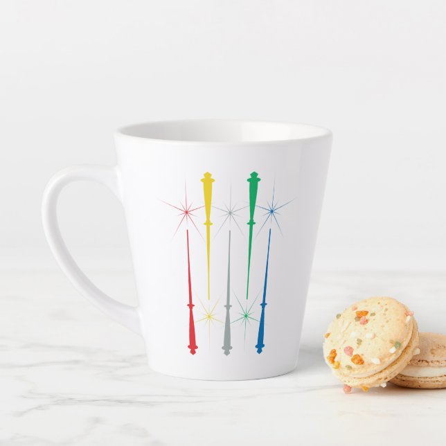 Caneca De Café Latte Magic Wands Latte Mug (In Situ)