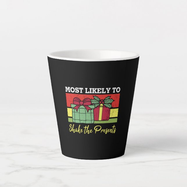 Caneca De Café Latte Mais Provável Para Agitar Os Presentes (Frente)