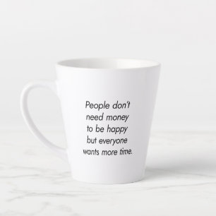 Caneca De Café Latte Mais Tempo Latino de Mug