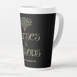 Caneca De Café Latte Maldições e Venenos
