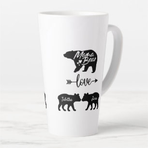 Caneca De Café Latte Mama Bear Latte Mug
