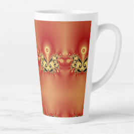 Caneca De Café Latte Mandarin Burst