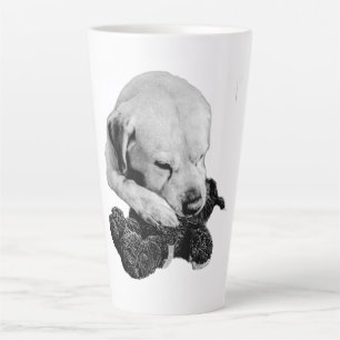 Caneca De Café Latte Manhã Com Meu Brinquedo