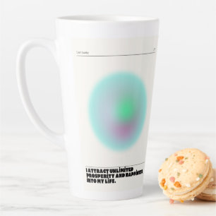 Caneca De Café Latte manifestação diária de afirmações