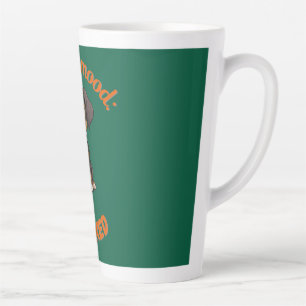 Caneca De Café Latte Mantenha-se calmo e beba café - Arte Digital Por C
