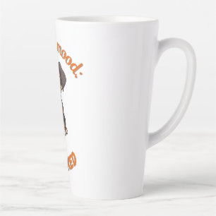 Caneca De Café Latte Mantenha-se calmo e beba café - Arte Digital Por C