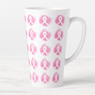 Caneca De Café Latte Marca d'água para conhecimento do Cancer