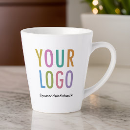 Caneca De Café Latte Marca Logotipo de empresa personalizado Latino do