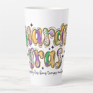 Caneca De Café Latte Mardi Gras Laissez Les Bons Temps Rouler