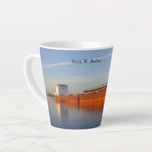 Caneca De Café Latte Mark W. Barker latte mug