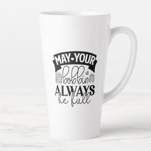 Caneca De Café Latte Mate sua bobina sempre cheia