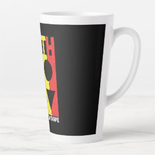 Caneca De Café Latte Matemática do professor de matemática mantém vo