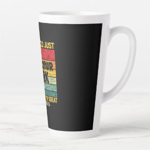 Caneca De Café Latte Matemática do professor de matemática, se você 