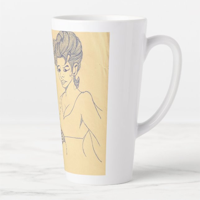 Caneca De Café Latte Me aqueça na taça (Direita)