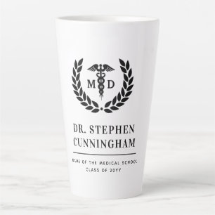 Caneca De Café Latte Médico de Medicina de Graduação em Medicina