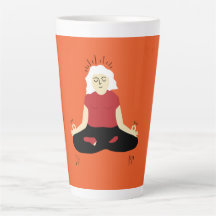 Meditação transcendental - Mug de café grande