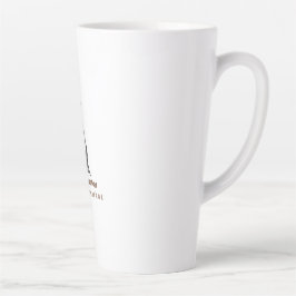 Caneca De Café Latte meerkat engraçado