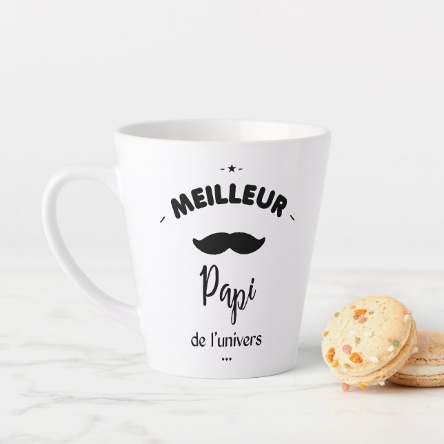 Caneca De Café Latte Meilleur papi de l univers (In Situ)