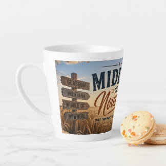 Caneca De Café Latte Meio do Nada Glasgow Montana